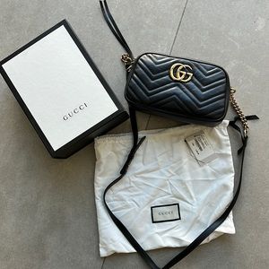 Gucci Marmont small matelass’e shoulder bag Limited woman bag deal NEW condition